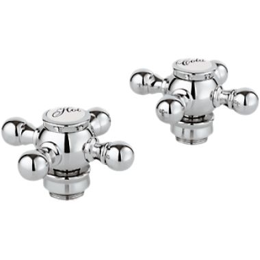 Click here to see Grohe 18733000 GROHE 18733000 Geneva Cross Handle - Chrome