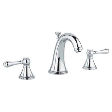 Click here to see Grohe 20801000 Grohe 20801000 Starlight Chrome Lavatory Wideset Faucet