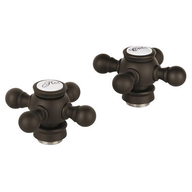 Click here to see Grohe 18733ZB0 GROHE 18733ZB0 Geneva Cross Handle - Oil Rubbed Bronze