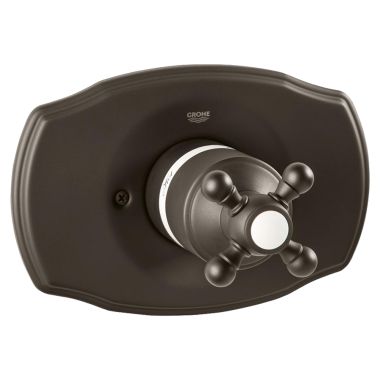Click here to see Grohe 19725ZB0 Grohe 19725ZB0 Geneva Pressure Balance Cross Handle Trim - Oil Rubbed Bronze