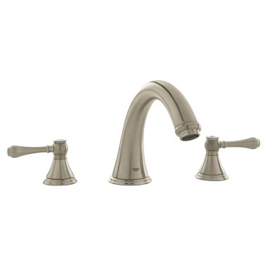 Click here to see Grohe 25054EN0 Grohe 25054EN0 Geneva Roman Bathtub Faucet, Brushed Nickel