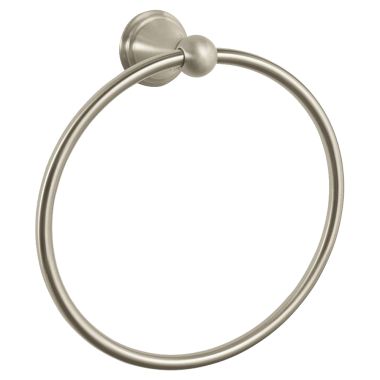 Click here to see Grohe 40151EN0 Grohe 40151EN0  Geneva Towel Ring, Brushed Nickel 