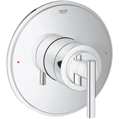 Click here to see Grohe 19866000 Grohe 19866000 Atrio Pressure Balance 1-Function Trim, Starlight Chrome