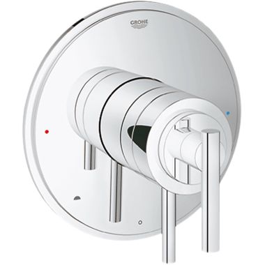 Click here to see Grohe 19867000 Grohe 19867000 Atrio Pressure Balance 2-Function Valve Trim, Starlight Chrome