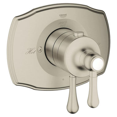 Click here to see Grohe 19822EN0 Grohe 19822EN0 Grohtherm 2000 Thermostatic 1-Function Valve Trim, Brushed Nickel