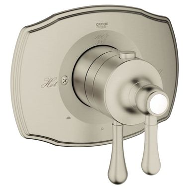Click here to see Grohe 19825EN0 Grohe 19825EN0 Grohtherm 2000 Thermostatic 2-Function Trim, Brushed Nickel