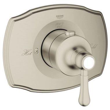 Click here to see Grohe 19839EN0 Grohe 19839EN0 Grohtherm Thermostatic Custom Shower Trim, Brushed Nickel