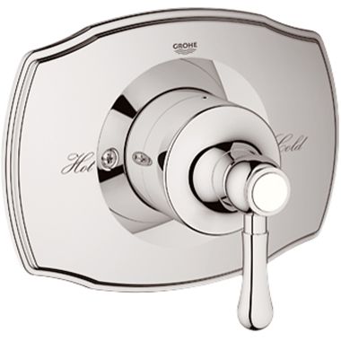 Click here to see Grohe 19843BE0 Grohe 19843BE0 Grohtherm 2000 Single Function Valve Trim Kit, Polished Nickel 
