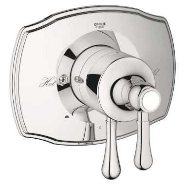 Click here to see Grohe 19844BE0 Grohe 19844BE0 Grohtherm 2000 Authentic  2-Function Valve Trim, Polished Nickel
