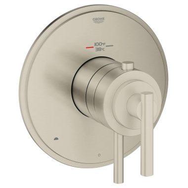 Click here to see Grohe 19849EN0 Grohe 19849EN0 Atrio Thermostatic 2-Function Valve Trim, Brushed Nickel
