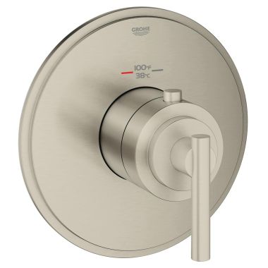 Click here to see Grohe 19865EN0 Grohe 19865EN0 Atrio Thermostatic Custom Shower Trim, Brushed Nickel