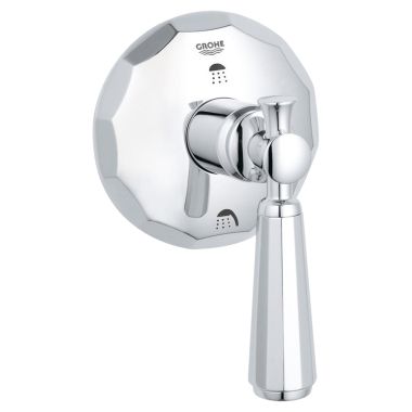 Click here to see Grohe 19272000 Grohe 19272000 3 - Port Diverter Trim In Starlight Chrome