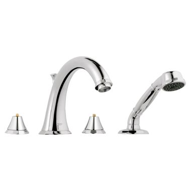 Click here to see Grohe 25073000 Grohe 25073000 Kensington Roman Bathtub Faucet, Starlight Chrome