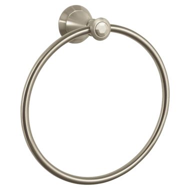 Click here to see Grohe 40222EN0 Grohe Kensington Round Wall Mounted Towel Ring, Metal Constructed, Brushed Nickel - 40222EN0