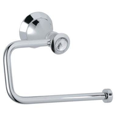 Click here to see Grohe 40235VP0 Grohe 40235VP0 Kensington Toilet Paper Holder, Chrome with Swarovski Crystal