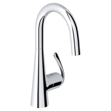 Click here to see Grohe 32283000 Grohe 32283000 Ladylux Single-Handle Kitchen Faucet, StarLight Chrome