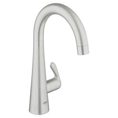 Click here to see Grohe 30026DC0 Grohe 30026DC0 Ladylux Kitchen Faucet, SuperSteel 