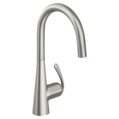 Click here to see Grohe 32226DC0 Grohe 32226DC0 Main Sink Dual Spray Pull - Down In Supersteel