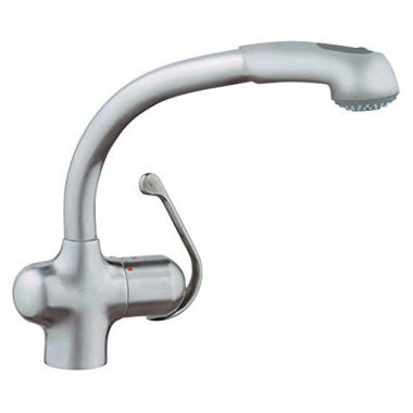 Click here to see Grohe 33759SD0 Grohe 33759SD0 Ladylux Plus Single-Handle Kitchen Faucet, RealSteel