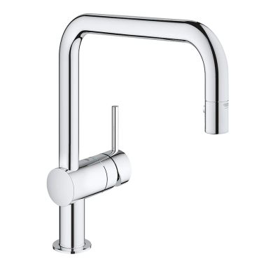 Click here to see Grohe 32319000 Grohe 32319000 Minta Single Handle Kitchen Faucet, StarLight Chrome