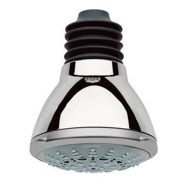 Click here to see Grohe 28448BE0 Grohe Movario 100 Five-Spray Shower Head with 4in Spray Face, DreamSpray, SpeedClean, 2.5 GPM, Polished Nickel Finish - 28448BE0