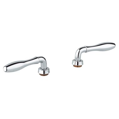 Click here to see Grohe 18732000 Grohe 18732000 StarLight Chrome Seabury Lever Handles