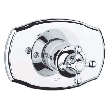 Click here to see Grohe 19707000 Grohe 19707000 Seabury Pressure Balance Valve Trim, Starlight Chrome