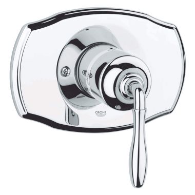 Click here to see Grohe 19708000 Grohe 19708000 Seabury Pressure Balance Valve Trim, Starlight Chrome