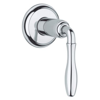 Click here to see Grohe 19828000 Grohe 19828000 Volume Control Trim With Lever Handle In Starlight Chrome
