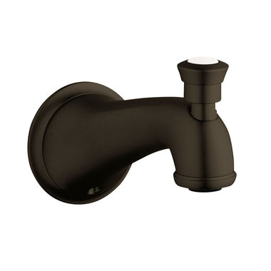 Click here to see Grohe 13603ZB0 Grohe 13610000 Geneva Wall-Mount Tub Spout w/ Pull-Up Diverter, Starlight Chrome