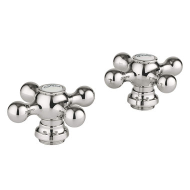 Click here to see Grohe 18731BE0 Grohe 18731BE0 Seabury Cross Handle, Sterling Infinity