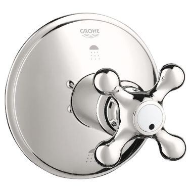 Click here to see Grohe 19222BE0 Grohe 19222BE0 3 - Port Diverter Trim In Polished Nickel Finish