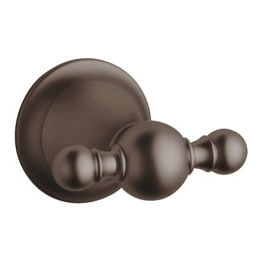 Click here to see Grohe 40159ZB0 Grohe 40159ZB0 Seabury Double Robe Hook, Oil Rubbed Bronze