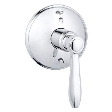 Click here to see Grohe 19318000 Grohe 19318000 3 - Port Diverter Trim In Starlight Chrome