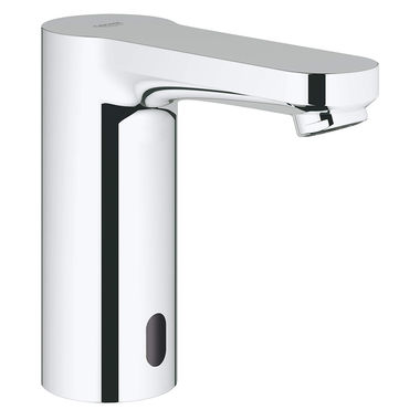 Click here to see Grohe 36329000 GROHE Eurosmart Touchless StarLight Chrome Bathroom Faucet, QuickFix, 0.5 GPM, Multi-Laminar Spray, Infrared Electronic Activation - 36329000