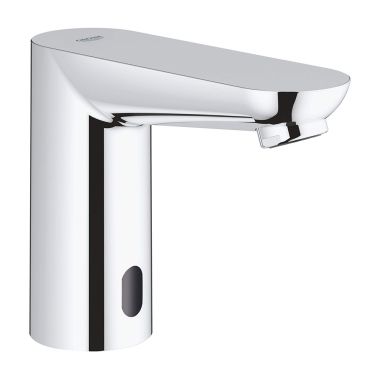 Click here to see Grohe 36314000 Grohe 36314000 EuroEco Cosmopolitan Infrared Electronic Bath Faucet, StarLight Chrome 