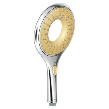 Click here to see Grohe 27629000 Grohe 27629000  Rainshower 2-Spray Hand Shower - StarLight Chrome