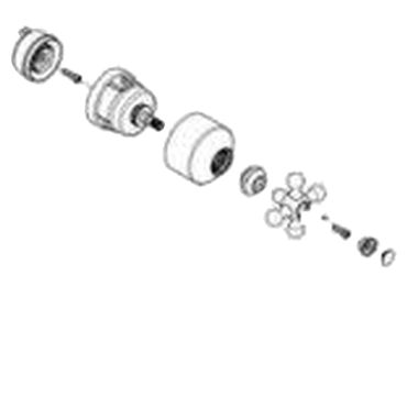 Click here to see Grohe 47703AV0 Grohe 47703AV0 Seabury Cross Handle Assembly, Satin Nickel 
