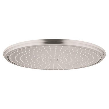 Click here to see Grohe 28783EN0 Grohe Cosmopolitan Rain Shower Head, Jumbo, Brushed Nickel - 28783EN0