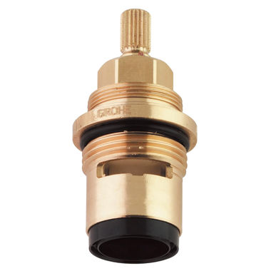 Click here to see Grohe 45888000 Grohe 90-Degree Brass Ceramic Cartridge, 3/4in, Right Close - 45888000