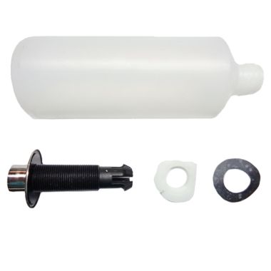 Click here to see Grohe 45261SD0 Grohe Soap Dish for 28857 Soap Dispenser, Round, RealSteel - 45261SD0