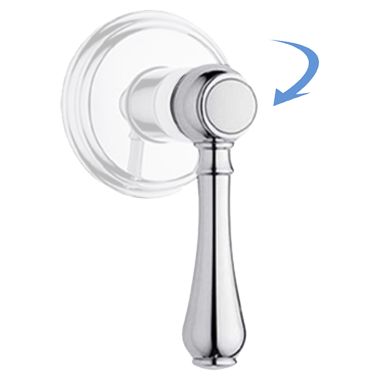 Click here to see Grohe 45775000 Grohe Geneva Universal Lever Handle, StarLight Chrome - 45775000