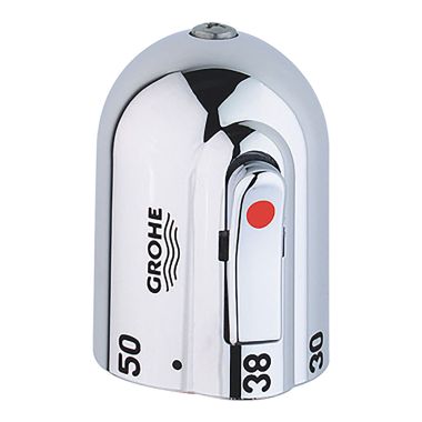 Click here to see Grohe 47352000 Grohe 47352000 Temperature Control Handle, StarLight Chrome 