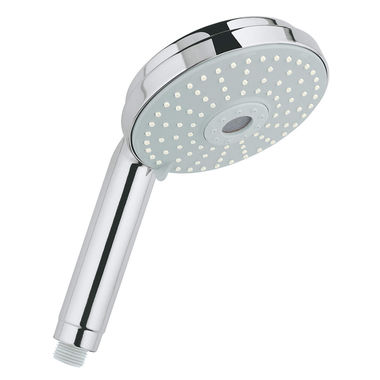 Click here to see Grohe 28871000 Grohe 28871000 Chrome Rainshower 3-Spray Hand Shower, SpeedClean