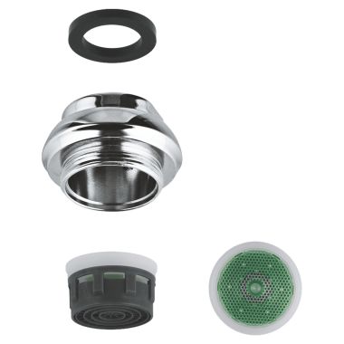 Click here to see Grohe 13931000 Grohe Flow Straightener, Starlight Chrome - 13931000