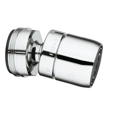 Click here to see Grohe 13915000 Grohe 13915000 Ball-Joint Flow Control, StarLight Chrome 