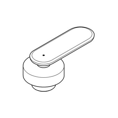 Click here to see Grohe 48015KS0 Grohe 48015KS0 Veris Lever Handle, Black