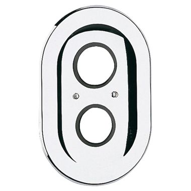 Click here to see Grohe 47188000 Grohe 47188000 Oval Escutcheon in StarLight Chrome