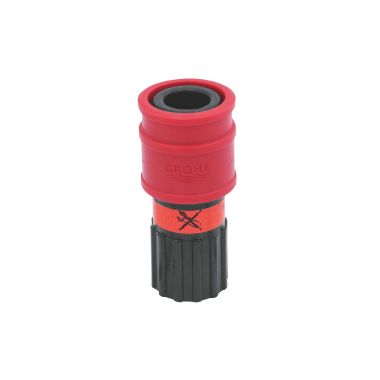 Click here to see Grohe 12365000 GROHE Alira Replacement Quick Coupling, Red - 12365000