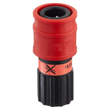 Click here to see Grohe 12365000 Grohe 12365000 Red Alira Quick Coupling - Replacement Part